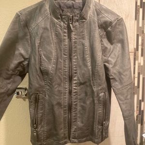 Debby Moto Faux Leather Jacket